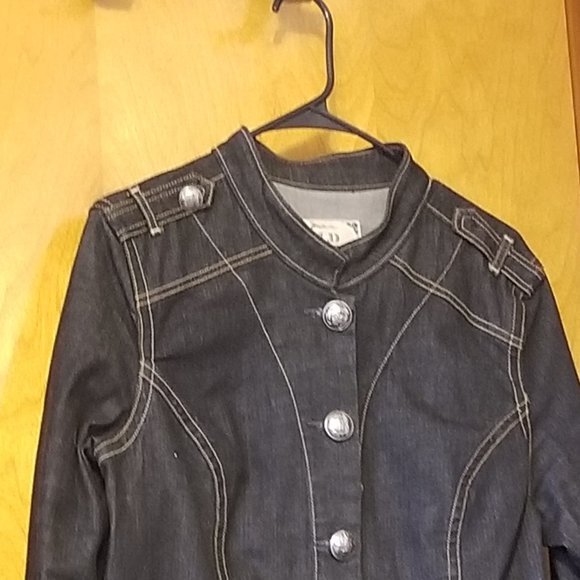 COPY - WhipStitched Military Styled Black Jean J… - Picture 3 of 8